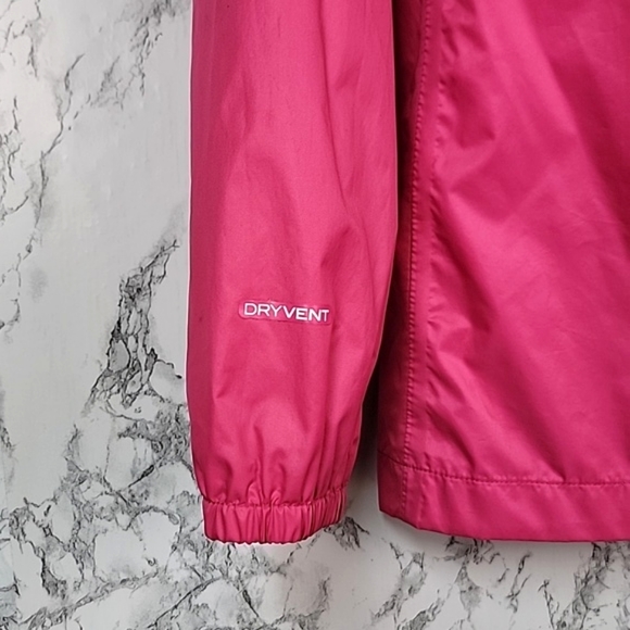 The Northface Girls Dryvent Hooded ZipUp Jacket Pink Size 14/16 Large - Picture 8 of 15